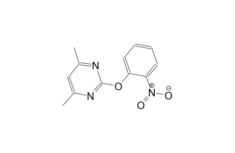 pyrimidine, 4,6-dimethyl-2-(2-nitrophenoxy)-