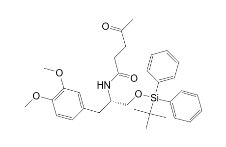 (S)-(-)-N-[1-(t-Butyldiphenylsiloxymethyl)-2-(3,4-dimethoxyphenyl)ethyl]-4-oxopentanamide