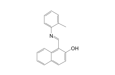 1-((E)-[(2-Methylphenyl)imino]methyl)-2-naphthol