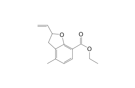 Ethyl 4-methyl-2-vinyl-2,3-dihydrrobenzofuran-7-carboxylate