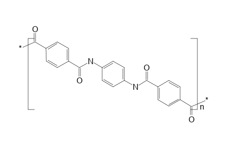 Poly(p-phenylenediamino-bis-terephthaloyl)