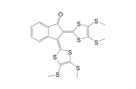 1,2-Bis[4,5-di(methylsulfanyl)-1,3-dithiol-2-ylidene)]-3-indanone