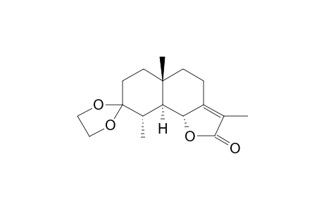 EUDESM-7(11)-EN-12,6-A-OLIDE,3,3-ETHYLENEDIOXY