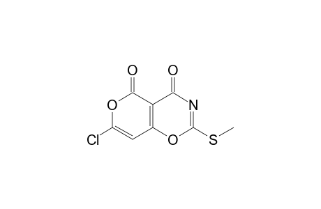 7-chloro-2-(methylthio)-4H,5H-pyrano[3,4-e]-1,3-oxazine-4,5-dione