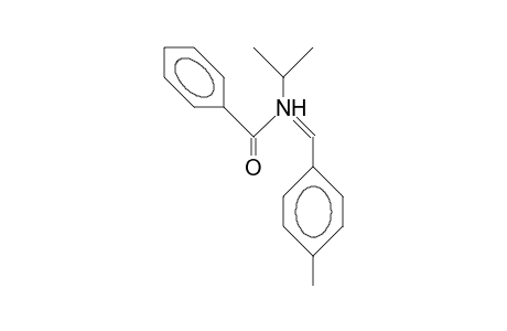 Benzoyl-isopropyl-(4-methyl-benzylidene)-ammonium cation
