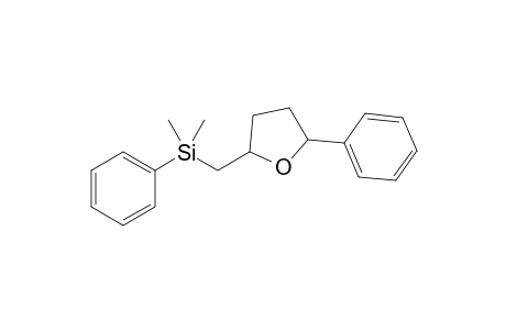 2-[(Phenyldimethylsilyl)methyl]-5-phenyltetrahydrofuran