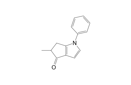 5-Methyl-1-phenyl-5,6-dihydrocyclopenta[2,1-b]pyrrol-4-one