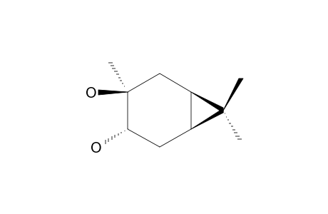 (1S,3R,4R,6R)-3,7,7-TRIMETHYLBICYCLO-[4.1.0]-HEPT-ANE-3-exo-4-endo-DIOL;CARANE-3-exo-4-endo-DIOL