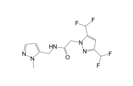 2-[3,5-bis(difluoromethyl)-1H-pyrazol-1-yl]-N-[(1-methyl-1H-pyrazol-5-yl)methyl]acetamide