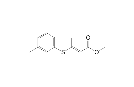 3-(3-Methylphenylsulfanyl)but-2-enoic acid methyl ester