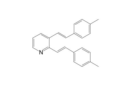 2,3-Bis[(E)-2-(4-methylphenyl)ethenyl]pyridine