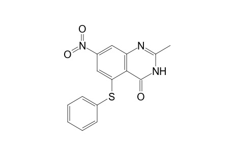 5-Phenylsulfanyl-2-methyl-7-nitroquinazoline-4(3H)-one