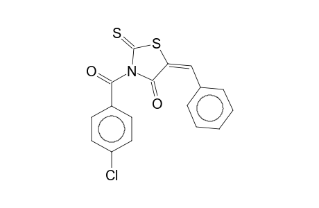 (5Z)-5-Benzylidene-3-(4-chlorobenzoyl)-2-thioxo-1,3-thiazolidin-4-one