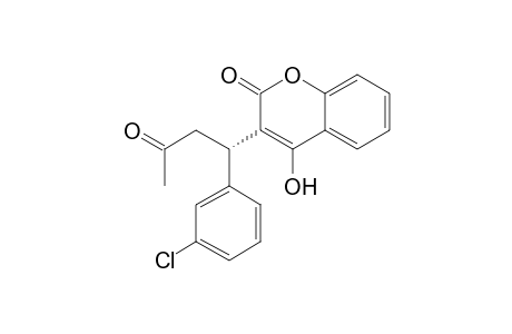 (S)-3-[1-(3-Chlorophenyl)-3-oxobutyl]-4-hydroxy-chromen-2-one