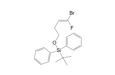 1-BROMO-1-FLUORO-4-(TERT.-BUTYLDIPHENYLSILYLOXY)-BUTENE;TRANS-ISOMER