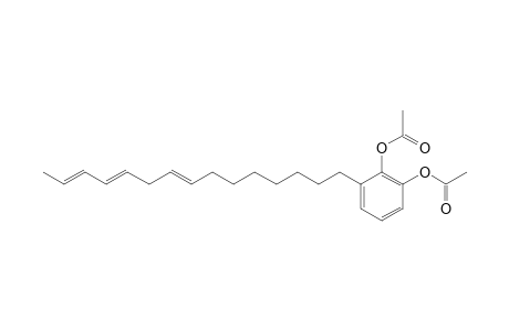 3-((8Z,11E,13E)-8,11,13-Pendecatrienyl)catechol Diacetate
