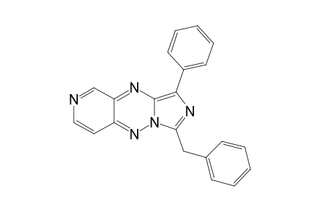 Imidazo[1,5-b]pyrido[3,4-e][1,2,4]triazine, 1-phenyl-3-(phenylmethyl)-