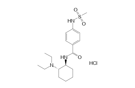 (+)-N-[(1S)-trans-2-(Diethylamino)cyclohexyl]-p-(methylsulfonamido)benzamide hydrochloride
