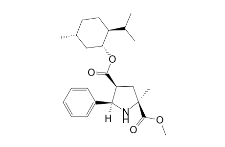 (1'R,2'S,5'R)-Menthyl r-2R-methoxycarbonyl-2-methyl-c-5R-phenylpyrrolidine-c-4S-carboxylate