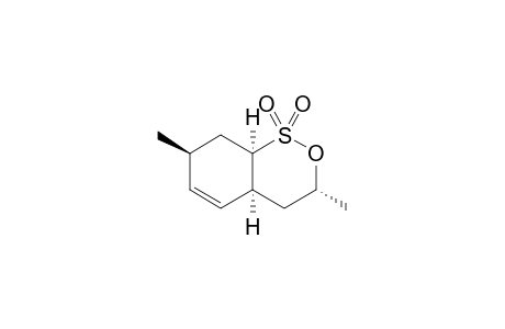(1R*,2S*,5S*,2'R*)-5-Methyl-2-propylcyclohex-3-ene-1,2'-sultone