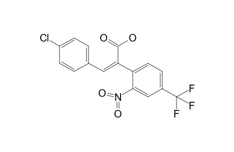 .alpha.-[o-Nitro-p-trifluoromethylphenyl]-p-chlorocinnamic acid