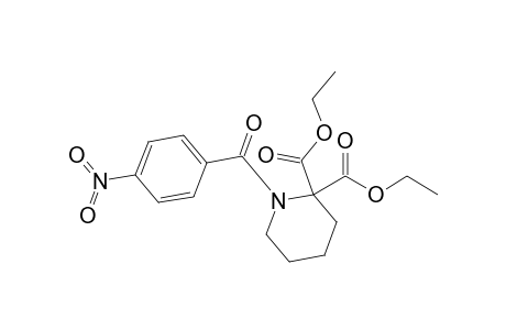 1-(4-Nitrobenzoyl)piperidine-2,2-dicarboxylic acid diethyl ester