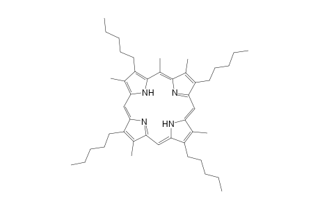 21H,23H-Porphine, 2,5,7,12,17-pentamethyl-3,8,13,18-tetrapentyl-