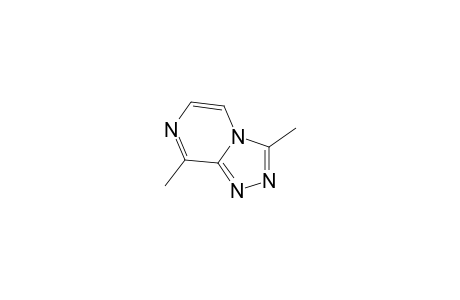 s-Triazolo[4,3-a]pyrazine, 3,8-dimethyl-