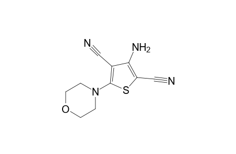 3-Amino-5-(4-morpholinyl)-2,4-thiophenedicarbonitrile