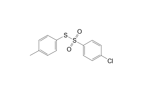 Benzenesulfonothioic acid, 4-chloro-, S-(4-methylphenyl) ester
