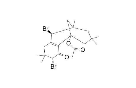 1-ACETOXY-4-ALPHA,8-BETA-DIBROMO-DIISOPHOR-2(7)-EN-3-ONE