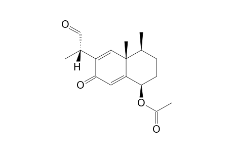 1-BETA-ACETOXY-(11S)-8-OXO-EREMOPHIL-6,9-DIEN-12-AL