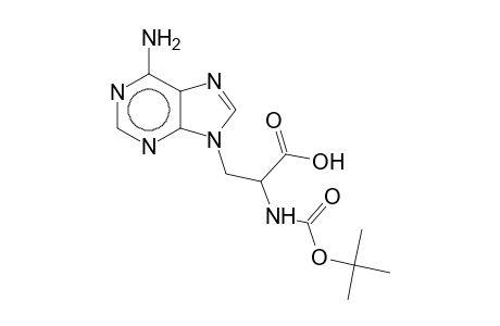 Adenine-9-propanoic acid, .alpha.-t-butoxycarbonylamino-