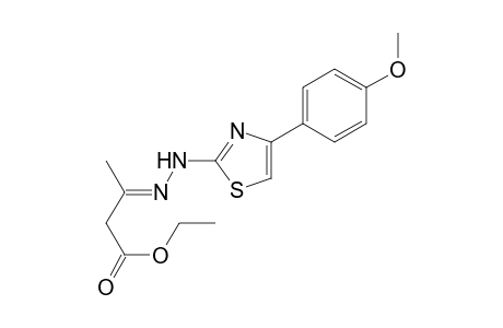 Ethyl (3E)-3-([4-(4-methoxyphenyl)-1,3-thiazol-2-yl]hydrazono)butanoate