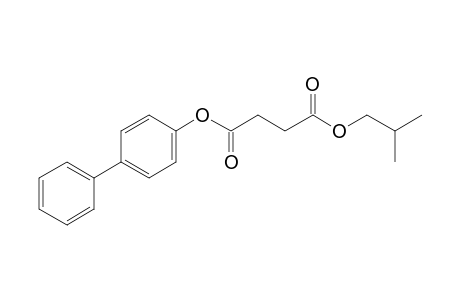 Succinic acid, 4-biphenyl isobutyl ester