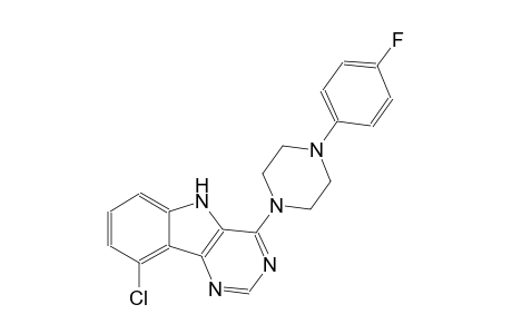 9-chloro-4-[4-(4-fluorophenyl)-1-piperazinyl]-5H-pyrimido[5,4-b]indole