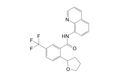 N-(quinolin-8-yl)-2-(tetrahydrofuran-2-yl)-5-(trifluoromethyl)benzamide