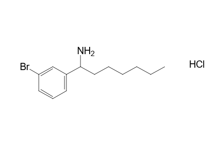 1-(m-bromophenyl)heptylamine, hydrochloride