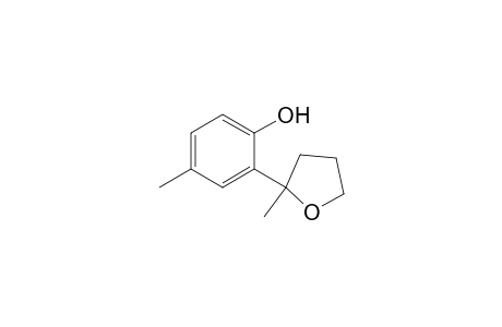 4-Methyl-2-(2-methyl-2-oxolanyl)phenol