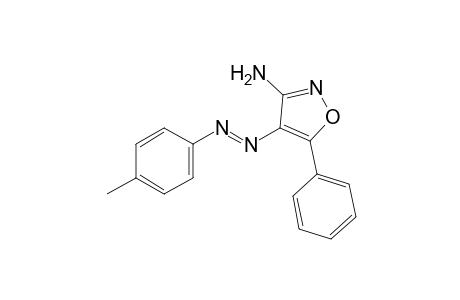 3-amino-5-phenyl-4-(p-tolylazo)isoxazole