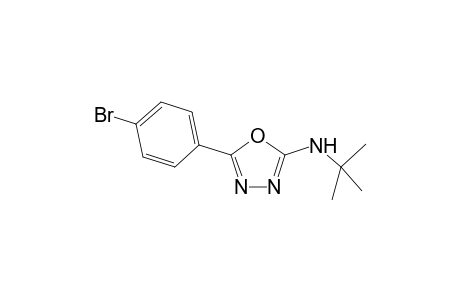 5-(4-Bromophenyl)-N-tert-butyl-1,3,4-oxadiazol-2-amine
