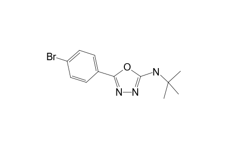 5-(4-Bromophenyl)-N-tert-butyl-1,3,4-oxadiazol-2-amine