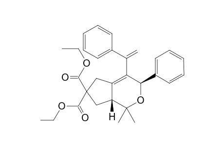 Diethyl (3R,7aR)-1,1-dimethyl-3-phenyl-4-(1-phenylvinyl)-3,5,7,7a-tetrahydrocyclopenta[c]pyran-6,6(1H)-dicarboxylate