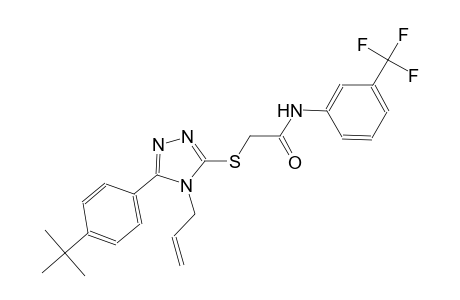 2-{[4-allyl-5-(4-tert-butylphenyl)-4H-1,2,4-triazol-3-yl]sulfanyl}-N-[3-(trifluoromethyl)phenyl]acetamide