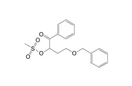 1'-Benzoyl-3'-(benzyloxy)propyl methanesulfonate