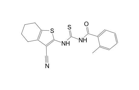N-(3-cyano-4,5,6,7-tetrahydro-1-benzothien-2-yl)-N'-(2-methylbenzoyl)thiourea