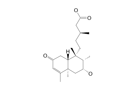 ENT-7-BETA-HYDROXY-2-OXO-3-CLERODEN-15-OIC-ACID