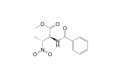 Butanoic acid, 2-(benzoylamino)-3-nitro-, methyl ester, (R*,S*)-