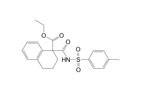 1-(tosylcarbamoyl)tetralin-1-carboxylic acid ethyl ester