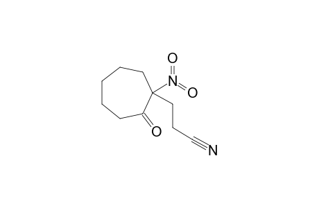3-(1'-NITRO-2'-OXO-CYCLOHEPTYL)-PROPANONITRILE